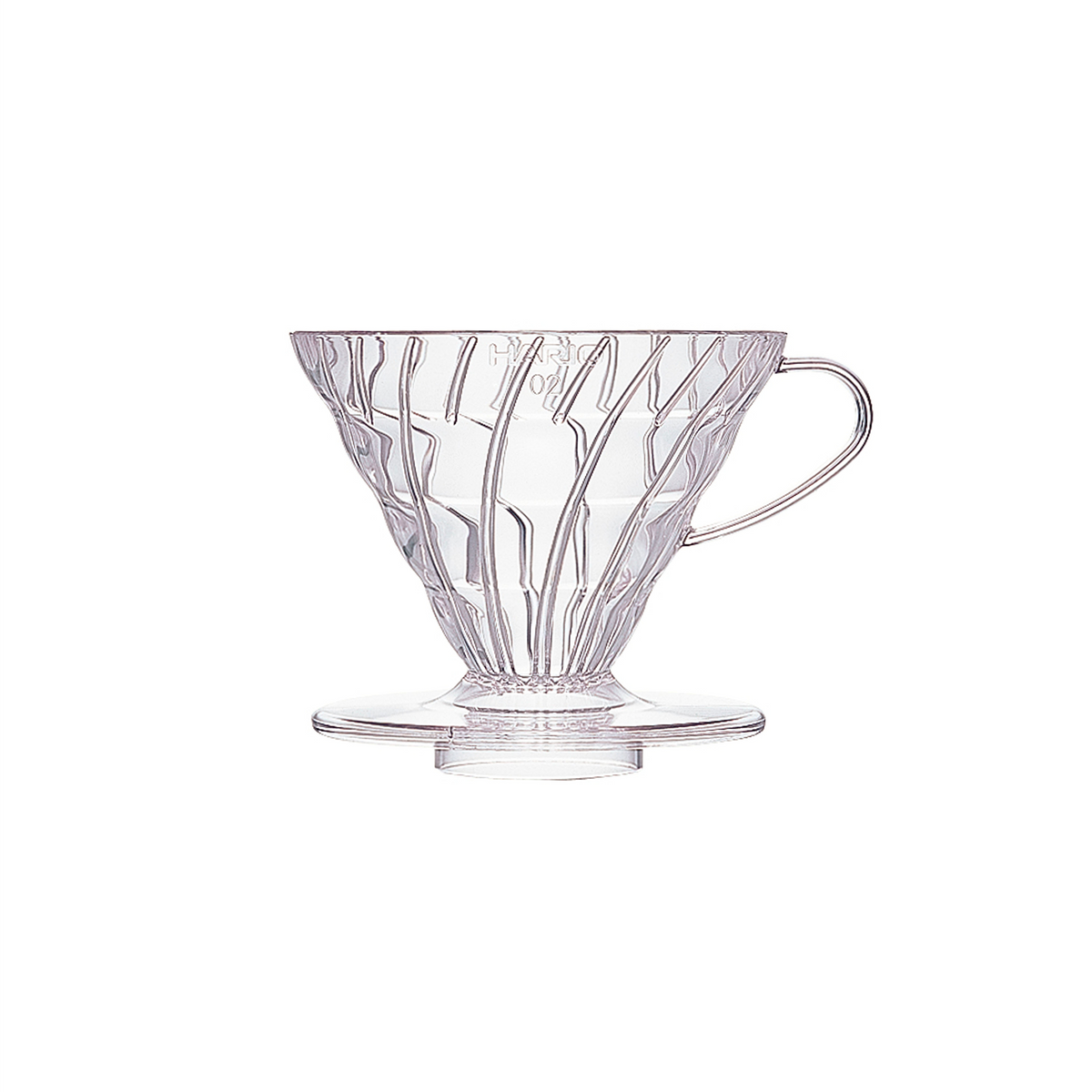 Hario V60 02 plastic dripper, clear