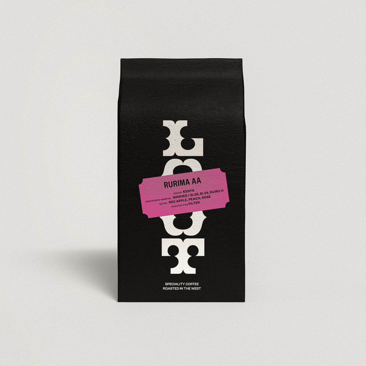 Rurima AA Kenya 250g bag of specialty coffee beans, roasted in Perth by LOOT Coffee