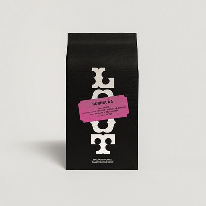 Rurima AA Kenya 250g bag of specialty coffee beans, roasted in Perth by LOOT Coffee